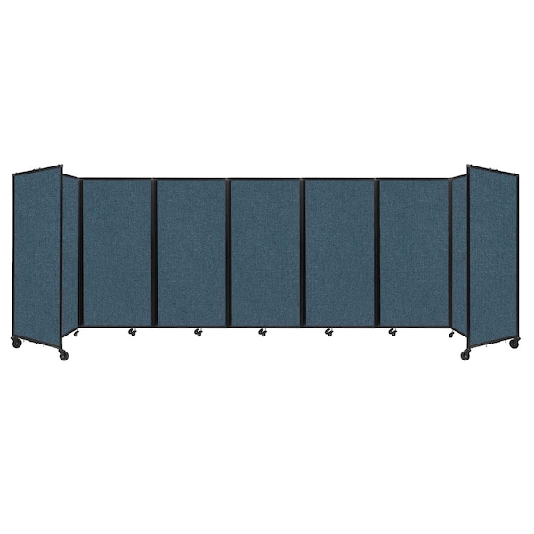 Room Divider 360 Folding Portable Partition 19'6" x 6' Caribbean Fabric